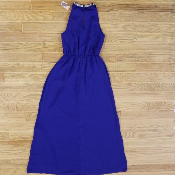 Forever 21 Rhinestone Embellished Prom Dress Gown - Picture 6 of 8